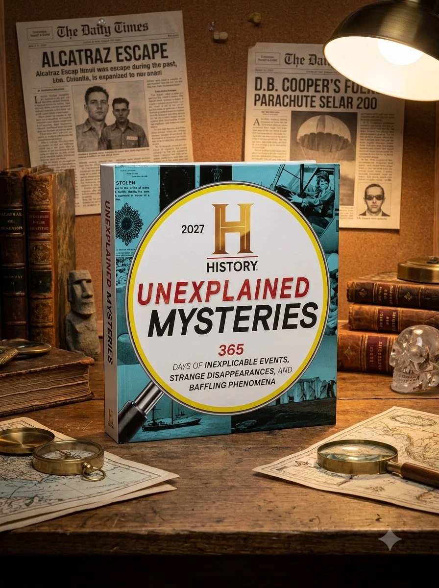 2027 History Channel Unexplained Mysteries Boxed Calendar: 365 Days of Inexplicable Events, Strange Disappearances, and Baffling Phenomena