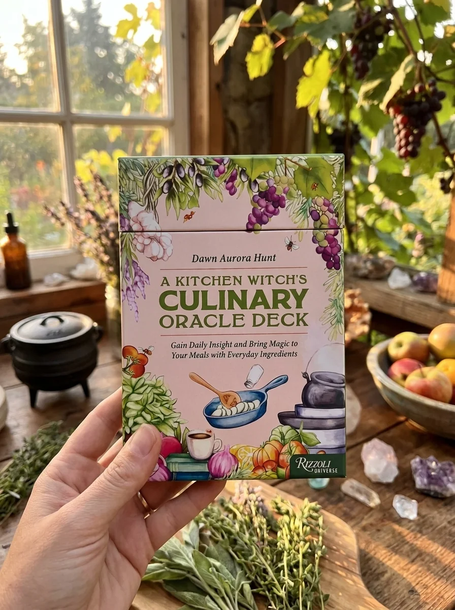 A Kitchen Witch's Culinary Oracle Deck: Gain Daily Insight and Bring Magic to Your Meals with Everyday Ingredients — photo 2