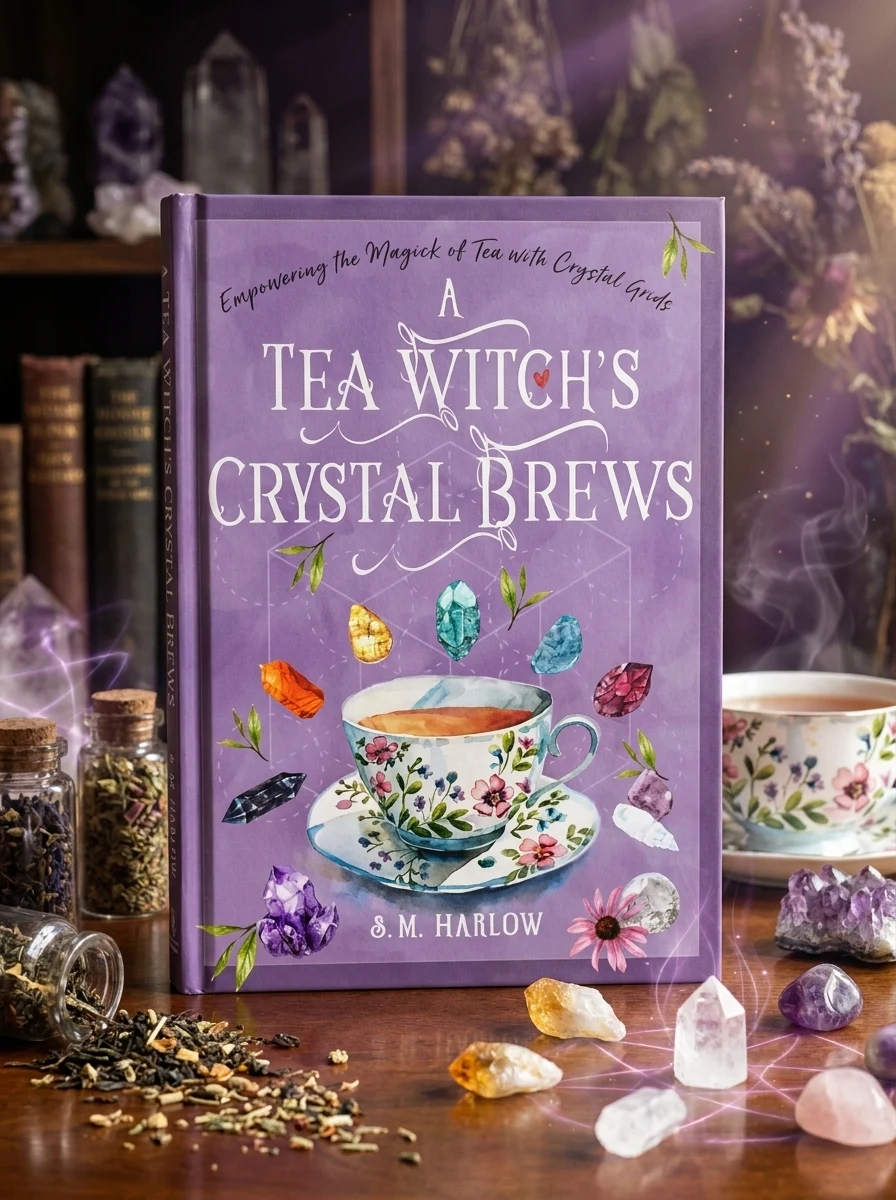 A Tea Witch's Crystal Brews: Empowering the Magick of Tea with Crystal Grids