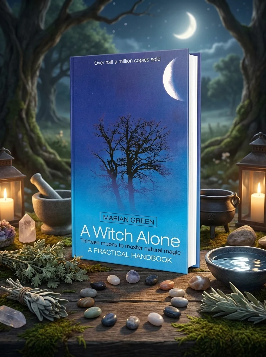 A Witch Alone: Thirteen moons to master natural magic Green, Marian