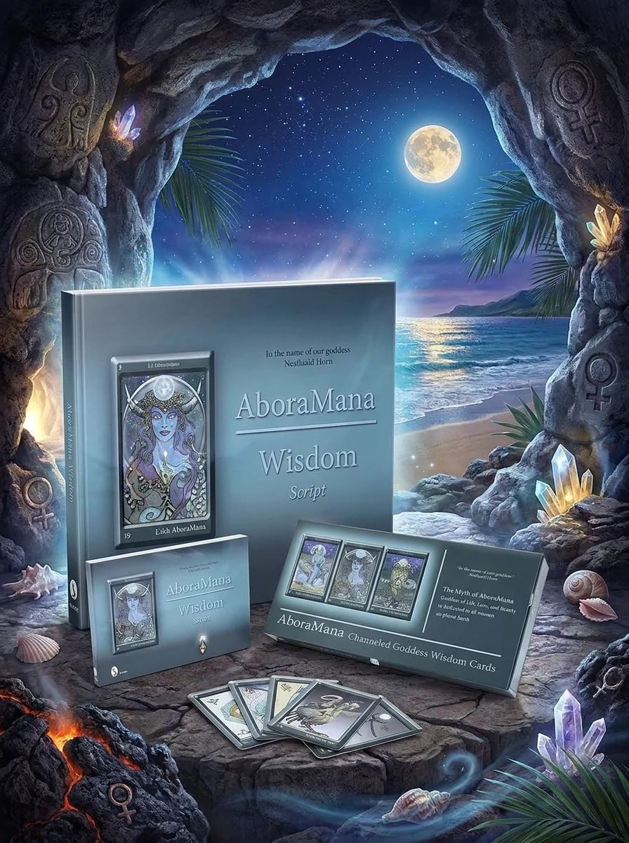 Aboramana: Channeled Goddess Wisdom Cards (Channeled Wisdom Box Set with 90 Cards and Guide Book)