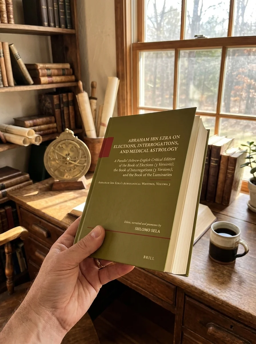 Abraham Ibn Ezra on Elections, Interrogations, and Medical Astrology: A Parallel Hebrew-English Critical Edition of the Book of Elections (3 Versions) - Ingram Academic Sela, Shlom — photo 2