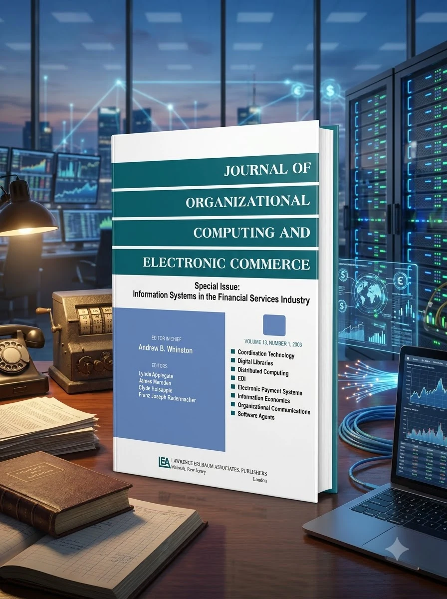 Advances on Information Technologies in the Financial Services Industry: A Special Issue of the Journal of Organizational Computing and Electronic Com Kauffman, Robert J