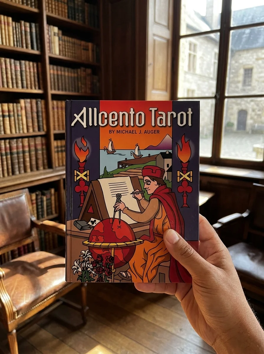 Allcento Tarot: Expanded Deck, 100 Tarot Cards with Whimsical Art and Black Painted Edges, Zodiac and Triumph Cards, 144-Page Illustrated Guidebook — photo 2