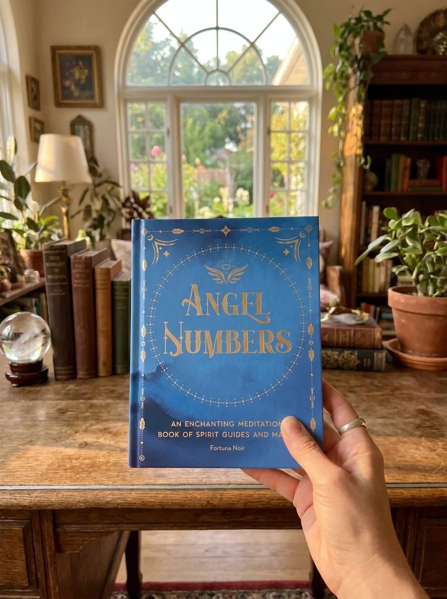 Angel Numbers: An Enchanting Meditation Book of Spirit Guides and Magic Noir, Fortuna — photo 2