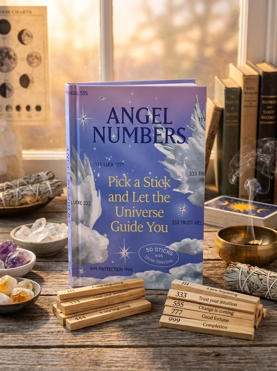 Angel Numbers: Pick a Stick and Let the Universe Guide You--50 Sticks with Divine Direction