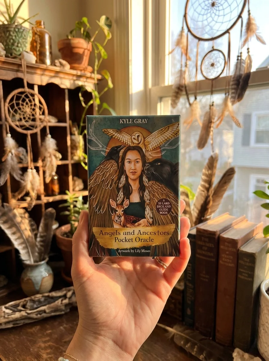 Angels and Ancestors Pocket Oracle Cards: A 55-Card Deck and Guidebook