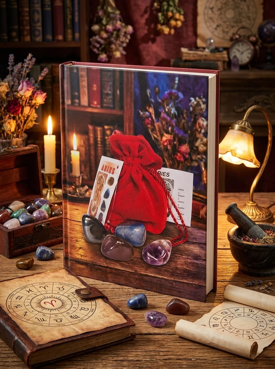Aries Astrological Crystal Talismans Lo Scarabeo