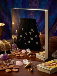 Astrological Velvet Tarot Bag — photo 1