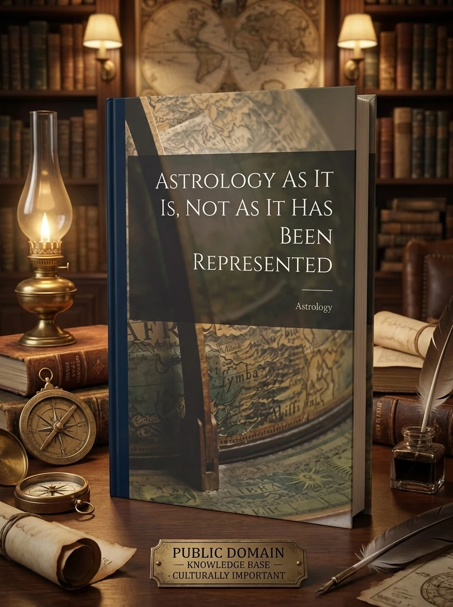 Astrology As It Is, Not As It Has Been Represented