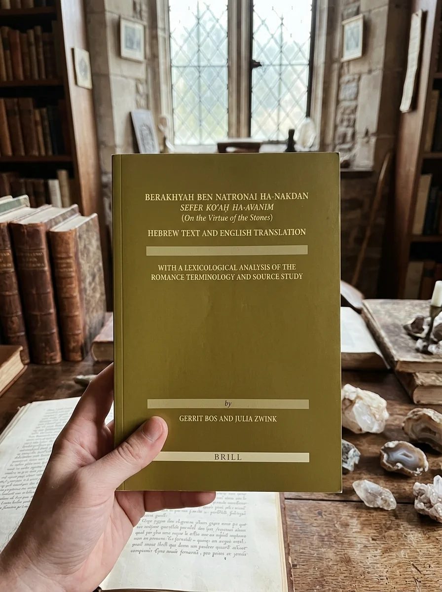 Berakhyah Ben Natronai Ha-Nakdan, Sefer Ko'aḥ Ha-Avanim (on the Virtue of the Stones). Hebrew Text and English Translation: With a Lexicological - Ingram Academic — photo 2
