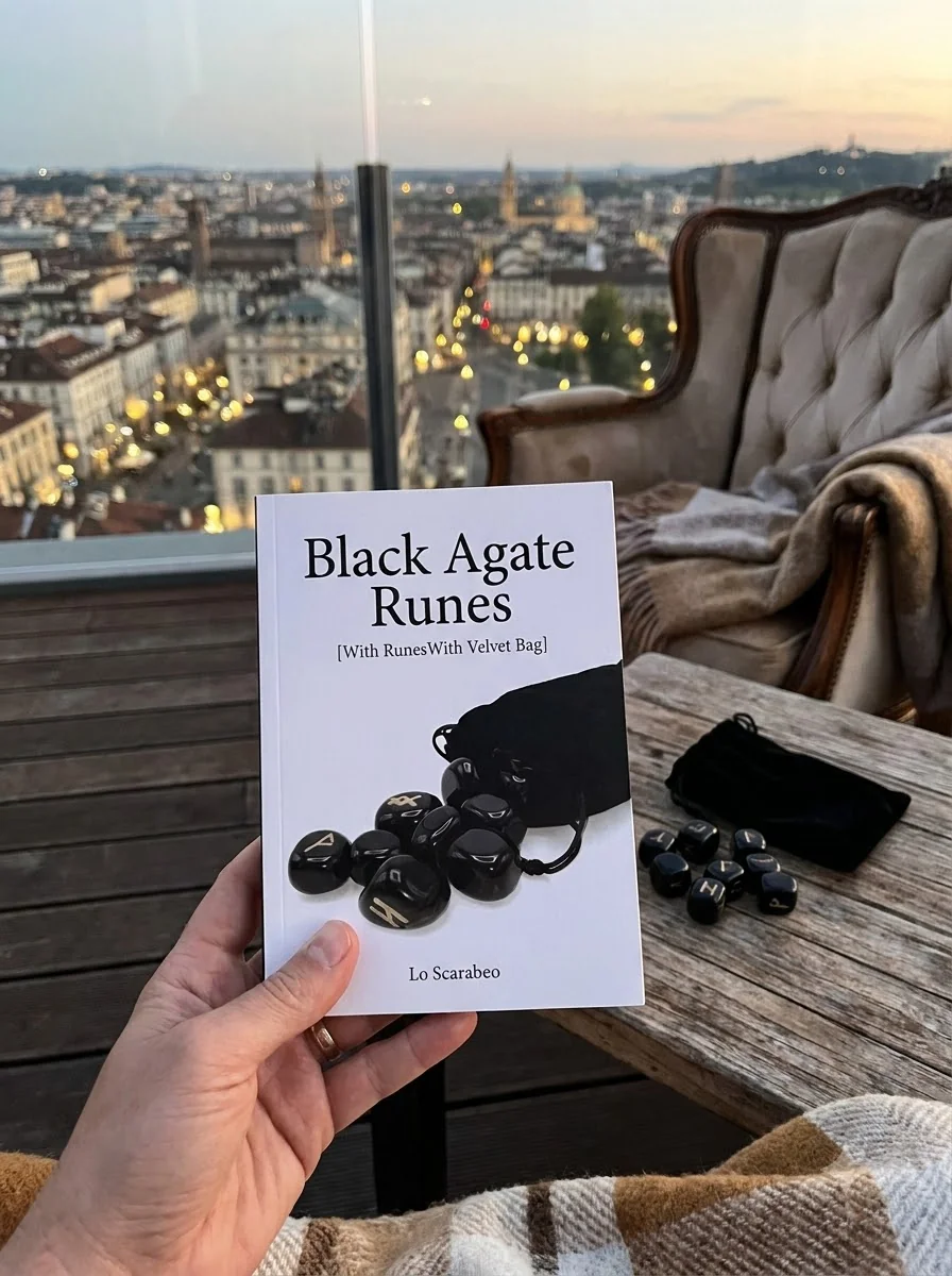 Black Agate Runes [With RunesWith Velvet Bag] Lo Scarabeo — photo 2
