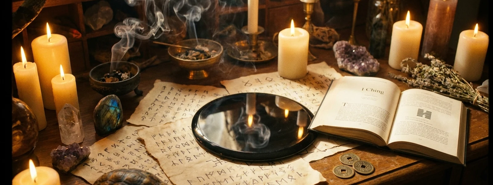 Beyond Tarot: Runes, Scrying and the I Ching