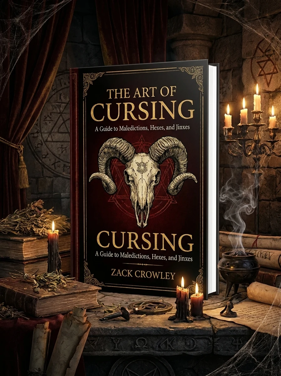 Book of Curses: Black Magic Spellbook, Grimoire of Crossing and Hexes