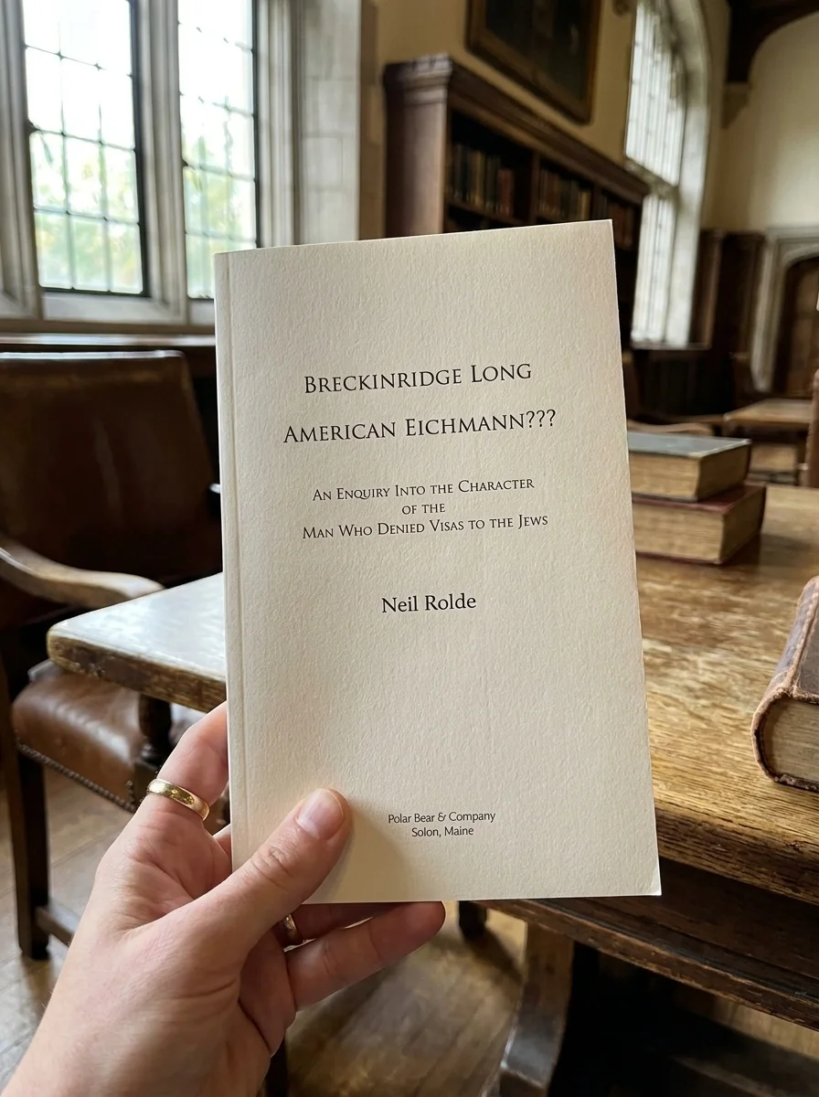 Breckinridge Long, American Eichmann: An Enquiry into the Character of the Man Who Denied Visas to the Jews — photo 2
