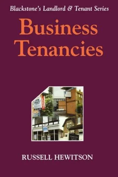 Business Tenancies Hewitson, Russell (Senior Lecturer in La — dewey-134