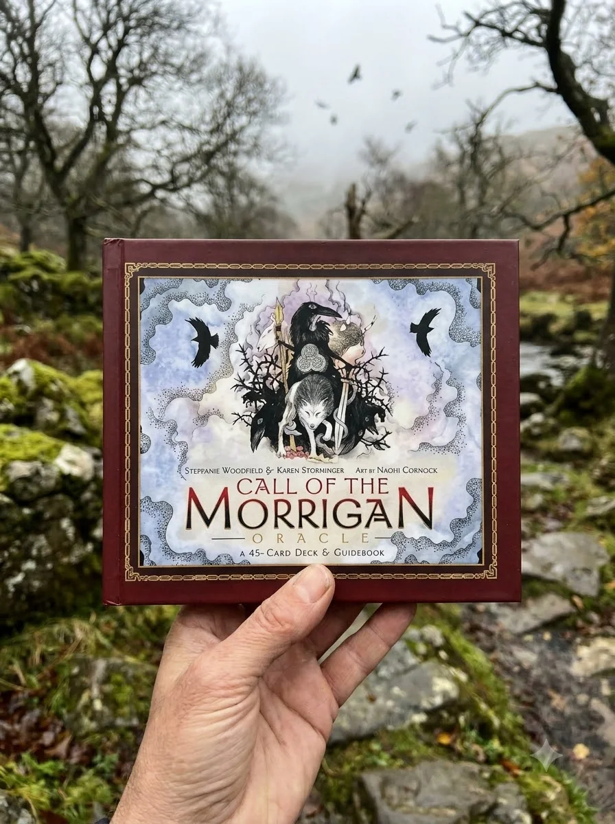 Call of the Morrigan Oracle: A 45-Card Deck & Guidebook — photo 2