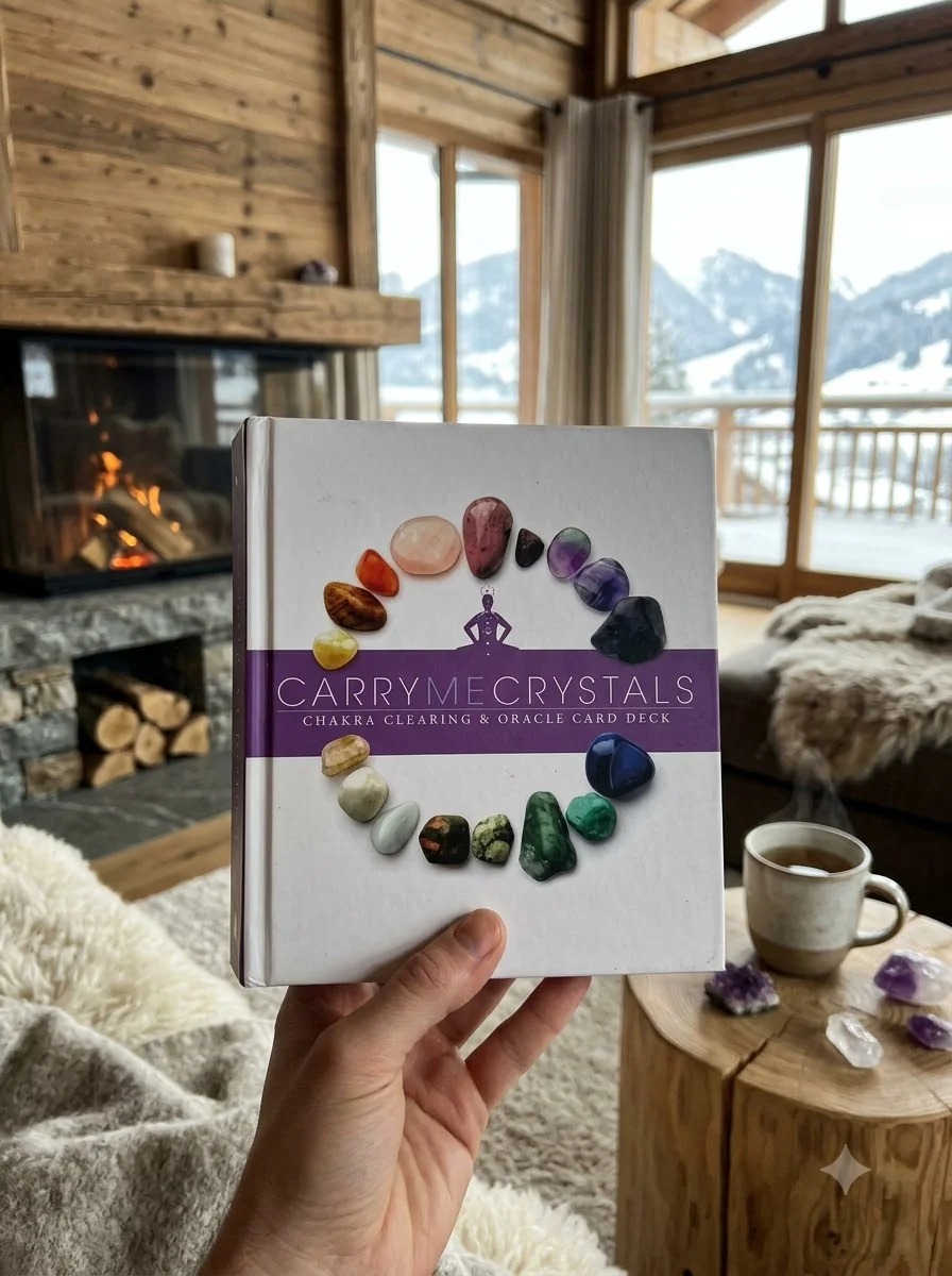 Carry Me Crystals--Chakra Clearing & Oracle Card Deck: (Crystals Box Set with 44 Cards and Guide Book) — photo 2