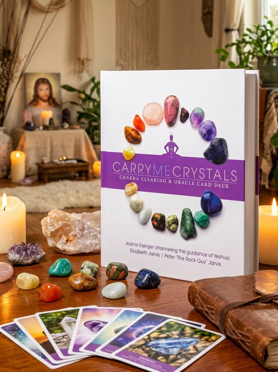 Carry Me Crystals--Chakra Clearing & Oracle Card Deck: (Crystals Box Set with 44 Cards and Guide Book)