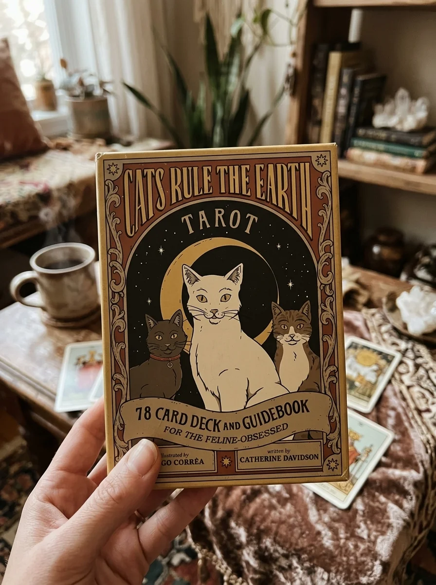 Cats Rule the Earth Tarot: 78-Card Deck and Guidebook for the Feline-Obsessed [With Book(s)] — photo 2