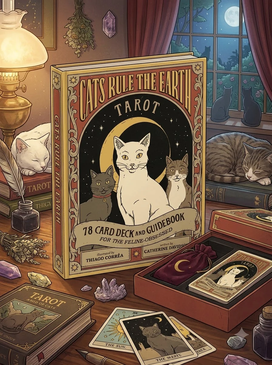Cats Rule the Earth Tarot: 78-Card Deck and Guidebook for the Feline-Obsessed [With Book(s)]