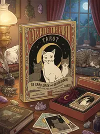 Cats Rule the Earth Tarot: 78-Card Deck and Guidebook for the Feline-Obsessed [With Book(s)] — photo 1