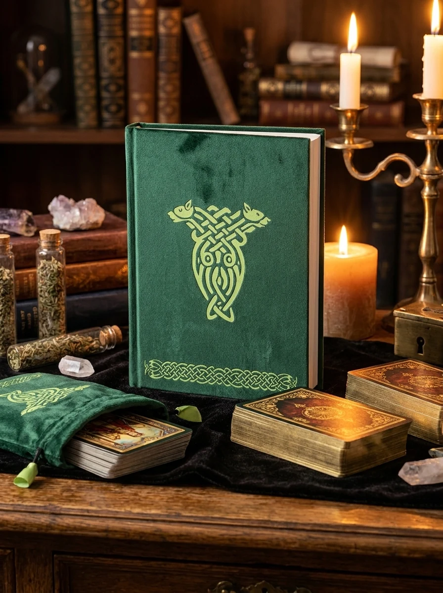 Celtic Satin Tarot Bag
