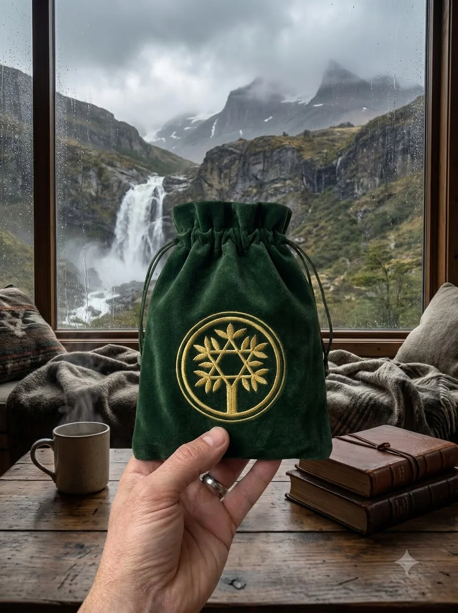 Celtic Tree Velvet Tarot Bag — photo 2