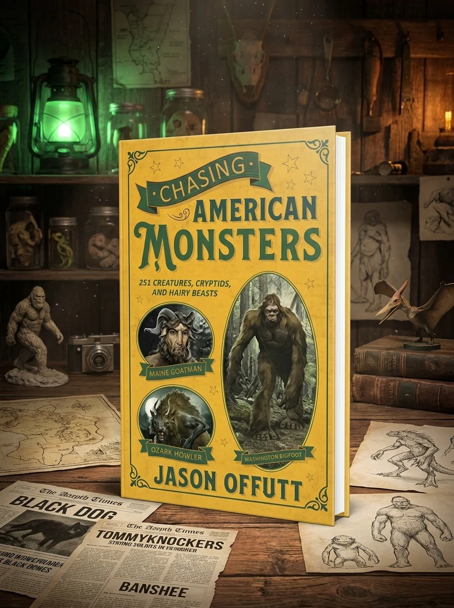 Chasing American Monsters: Over 250 Creatures, Cryptids & Hairy Beasts Offutt, Jason