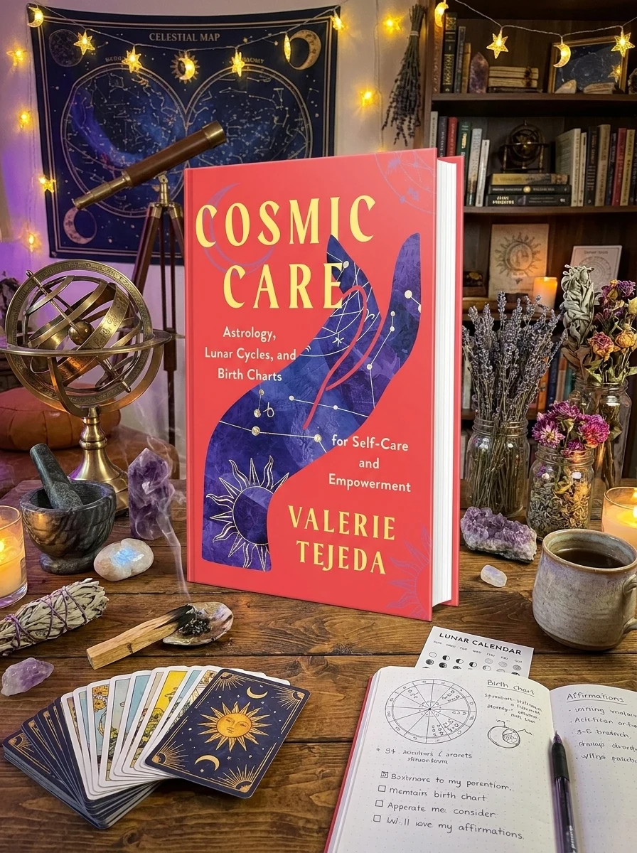 Cosmic Care: Astrology, Lunar Cycles, and Birth Charts for Self-Care and Empowerment