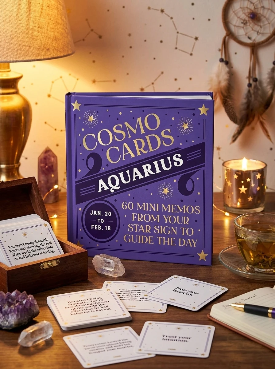 Cosmo Cards: Aquarius: 60 Mini Memos from Your Star Sign to Guide the Day