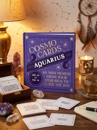 Cosmo Cards: Aquarius: 60 Mini Memos from Your Star Sign to Guide the Day — photo 1