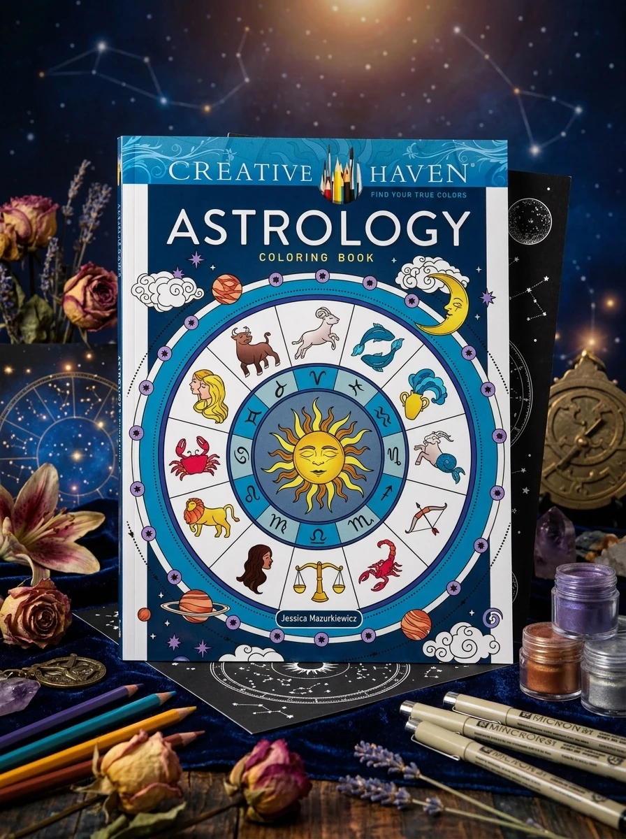 Creative Haven Astrology Coloring Book