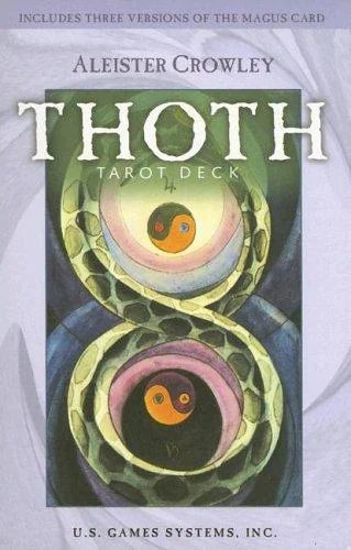 Crowley Thoth Tarot (Premier Edition - Small): Premier Edition with Small 78-Card Crowley Thoth Tarot Deck by Aleister Crowley, Painted by Lady Frieda