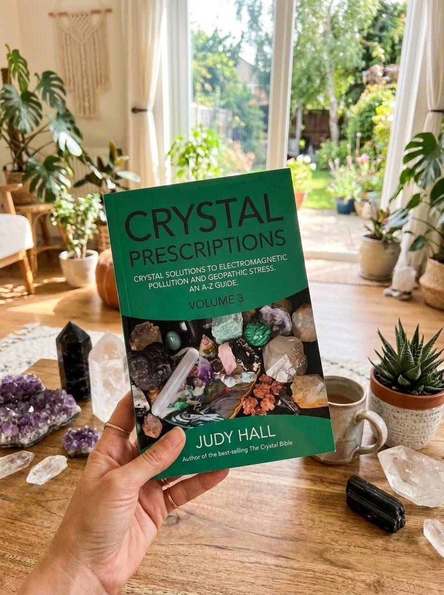 Crystal Prescriptions: Crystal Solutions to Electromagnetic Pollution and Geopathic Stress an A-Z Guide Hall, Judy — photo 2