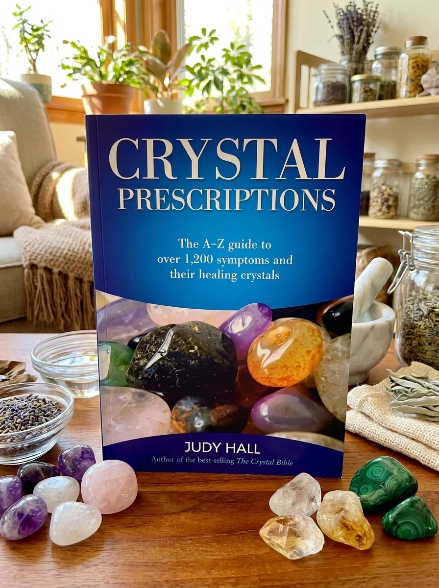 Crystal Prescriptions: The A-Z Guide to Over 1,200 Symptoms and Their Healing Crystals by Hall, Judy