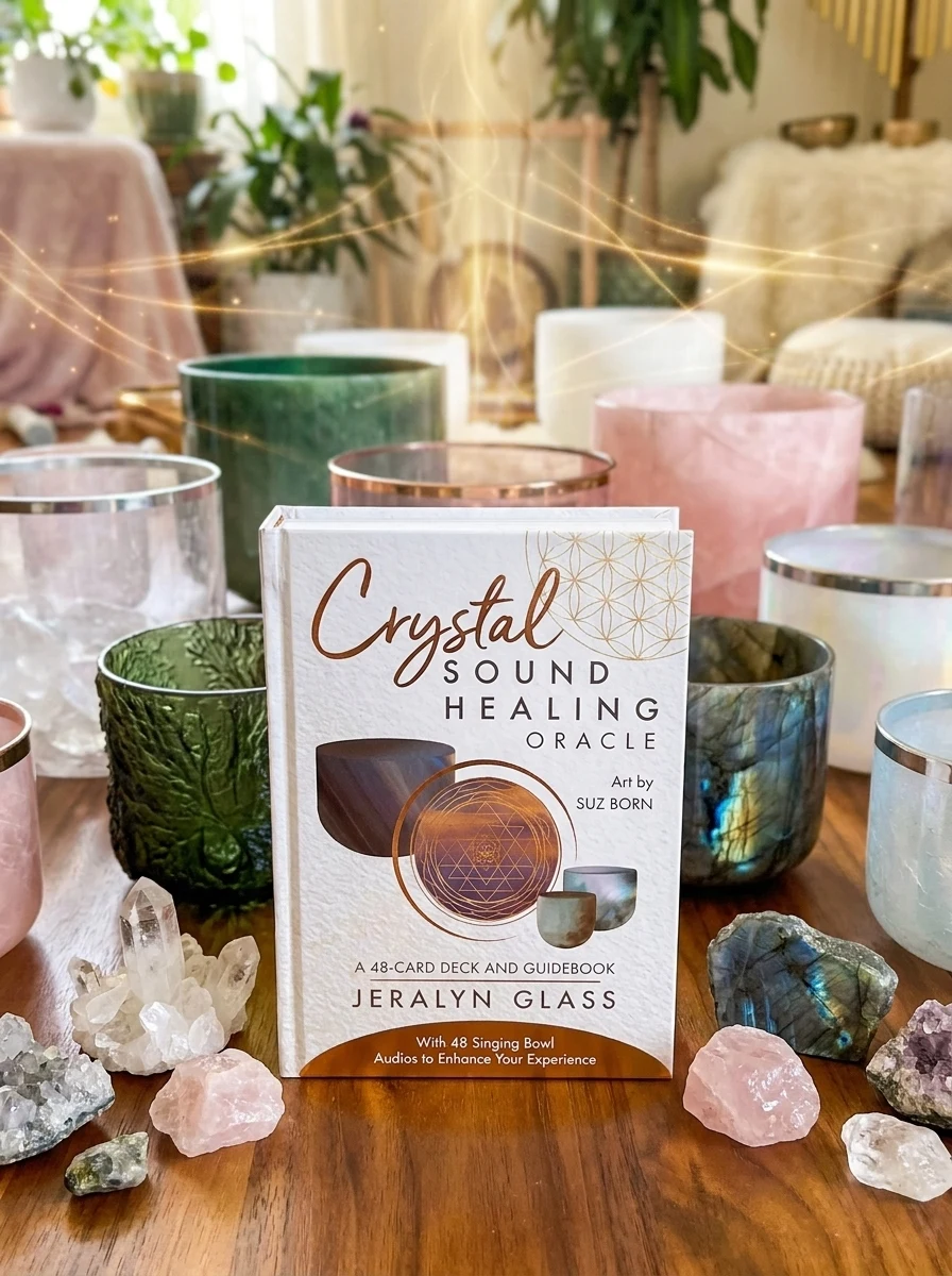 Crystal Sound Healing Oracle: A 48-Card Deck and Guidebook with 48 Singing Bowl Audios to Enhance Your Experience