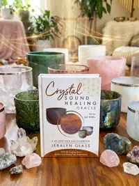 Crystal Sound Healing Oracle: A 48-Card Deck and Guidebook with 48 Singing Bowl Audios to Enhance Your Experience — photo 1