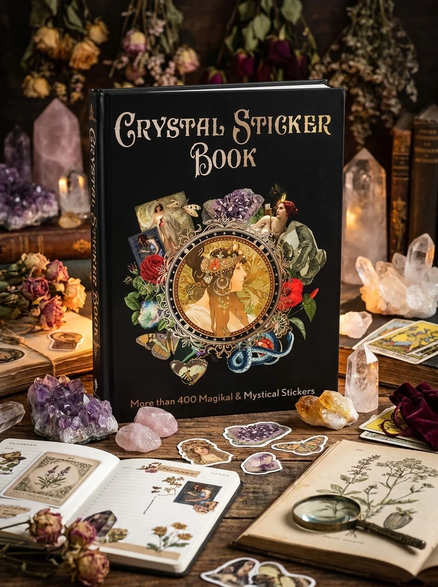 Crystal Sticker Book: More Than 400 Magickal & Mystical Stickers