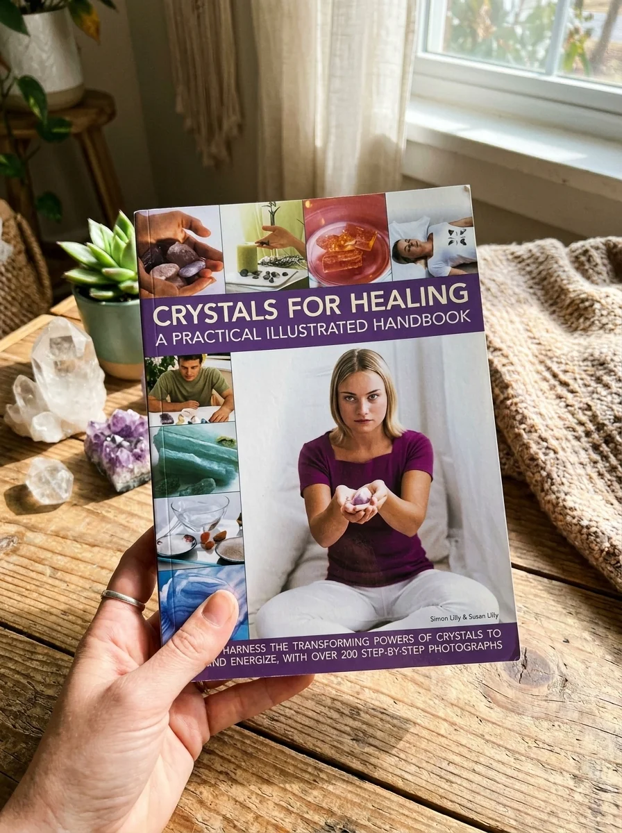 Crystals for Healing: A Practical Illustrated Handbook: How to Harness the Transforming Powers of Crystals to Heal and Energize, with Over 200 Step-By — photo 2
