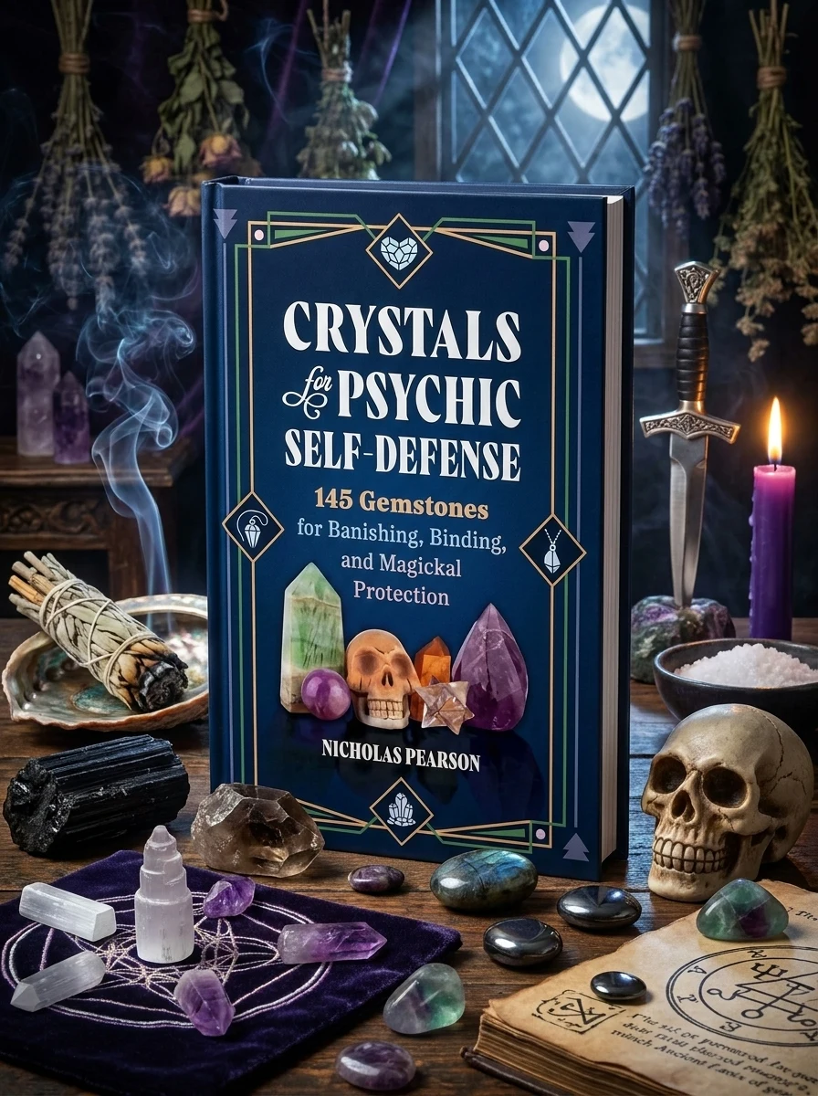 Crystals for Psychic Self-Defense: 145 Gemstones for Banishing, Binding, and Magickal Protection