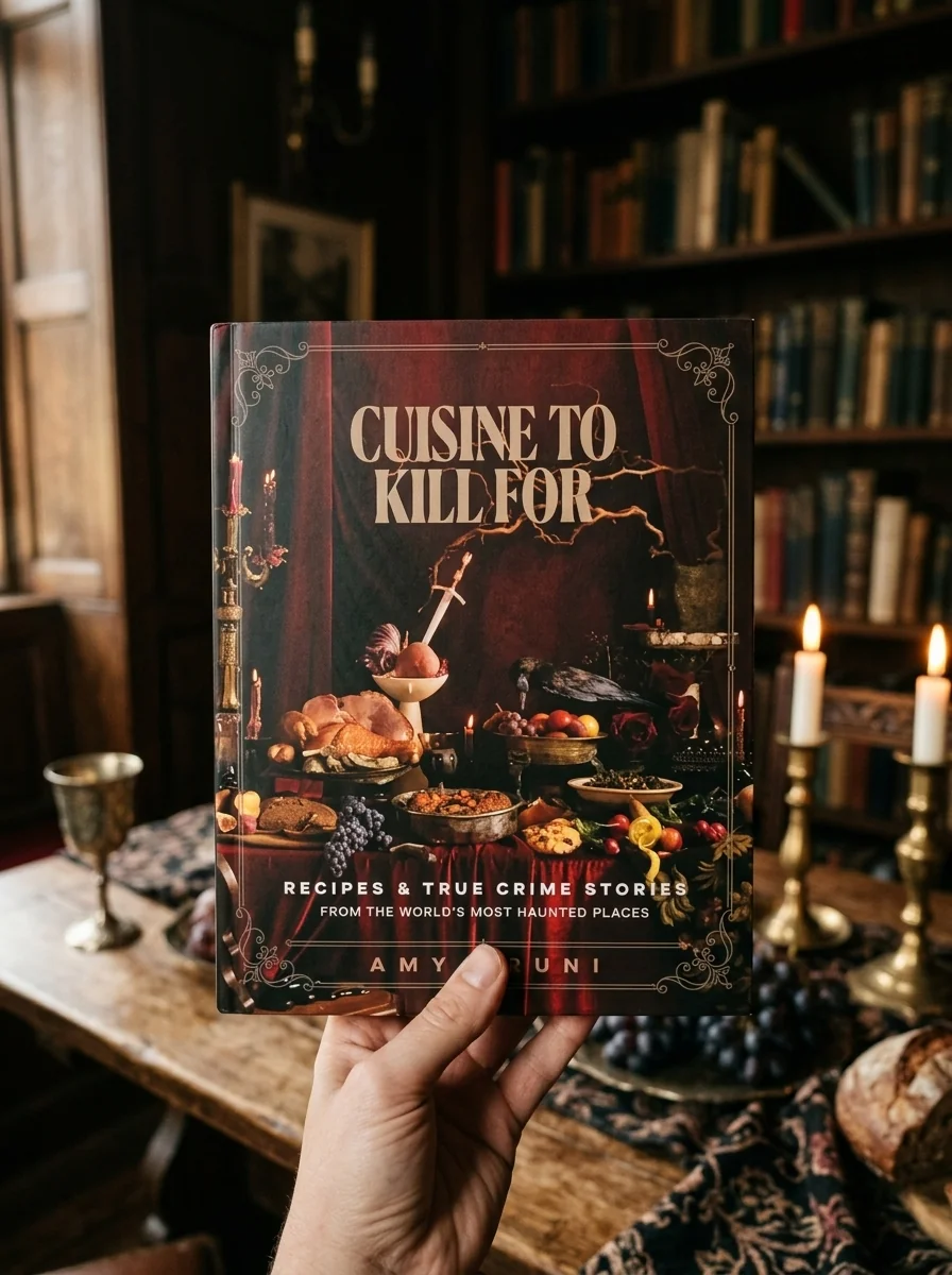 Cuisine to Kill for (New 2026 Cookbook): Over 50 Recipes and True Crime Stories from the World's Most Haunted Places — photo 2