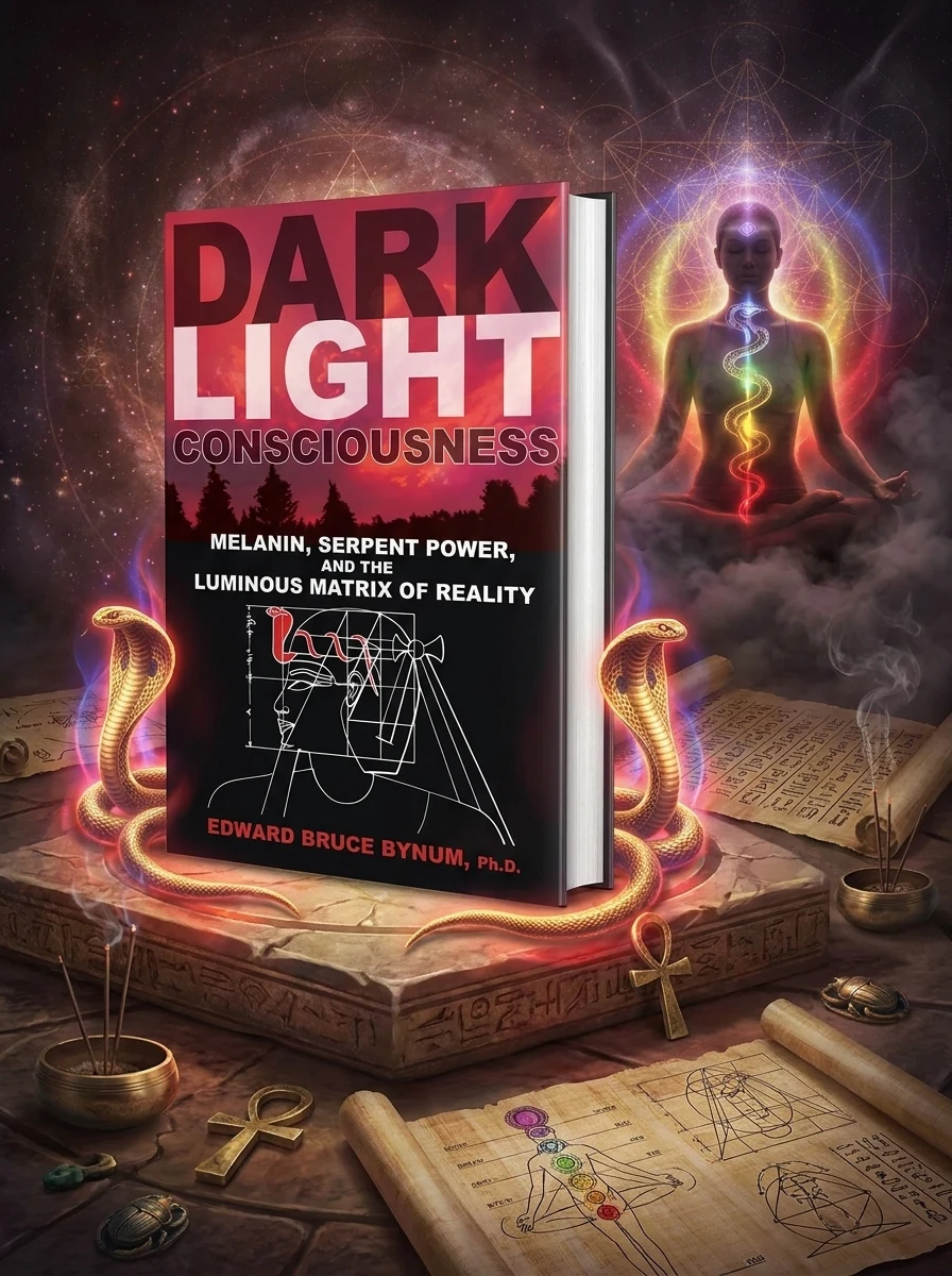 Dark Light Consciousness: Melanin, Serpent Power, and the Luminous Matrix of Reality