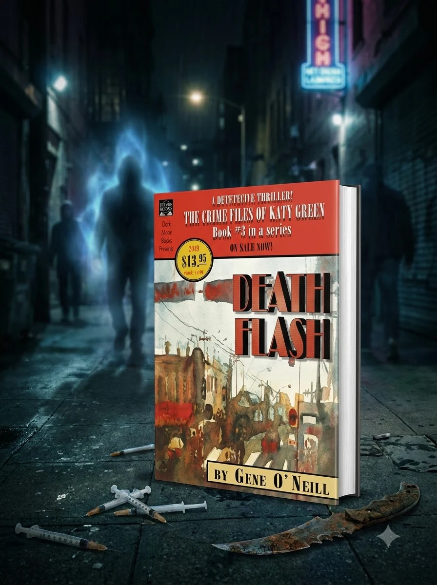 Deathflash: Book 3 in the series, The Crime Files of Katy Green O'Neill, Gene