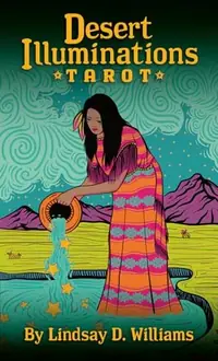 Desert Illuminations Tarot: 78-Card Tarot Deck with Teal Painted Edges & Illustrated Guidebook - American Southwest, Mysticism, Chakras, and Astrology — photo 2