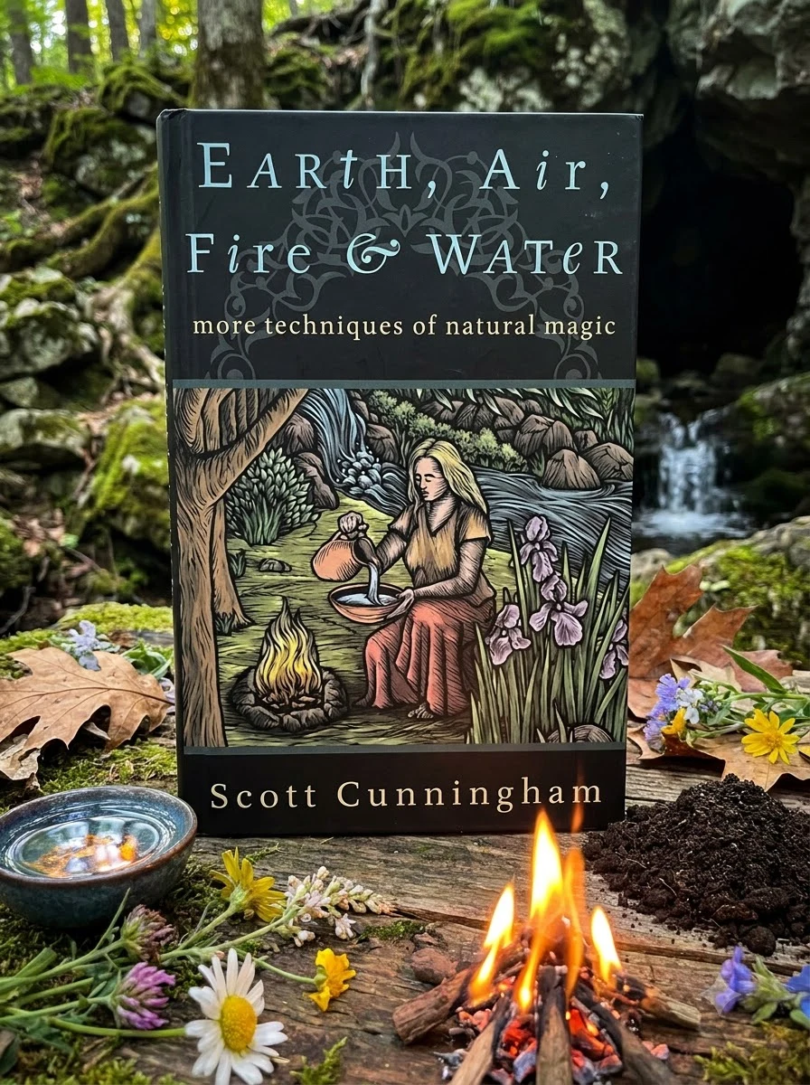 Earth, Air, Fire & Water: More Techniques of Natural Magic (Revised) Cunningham, Scott