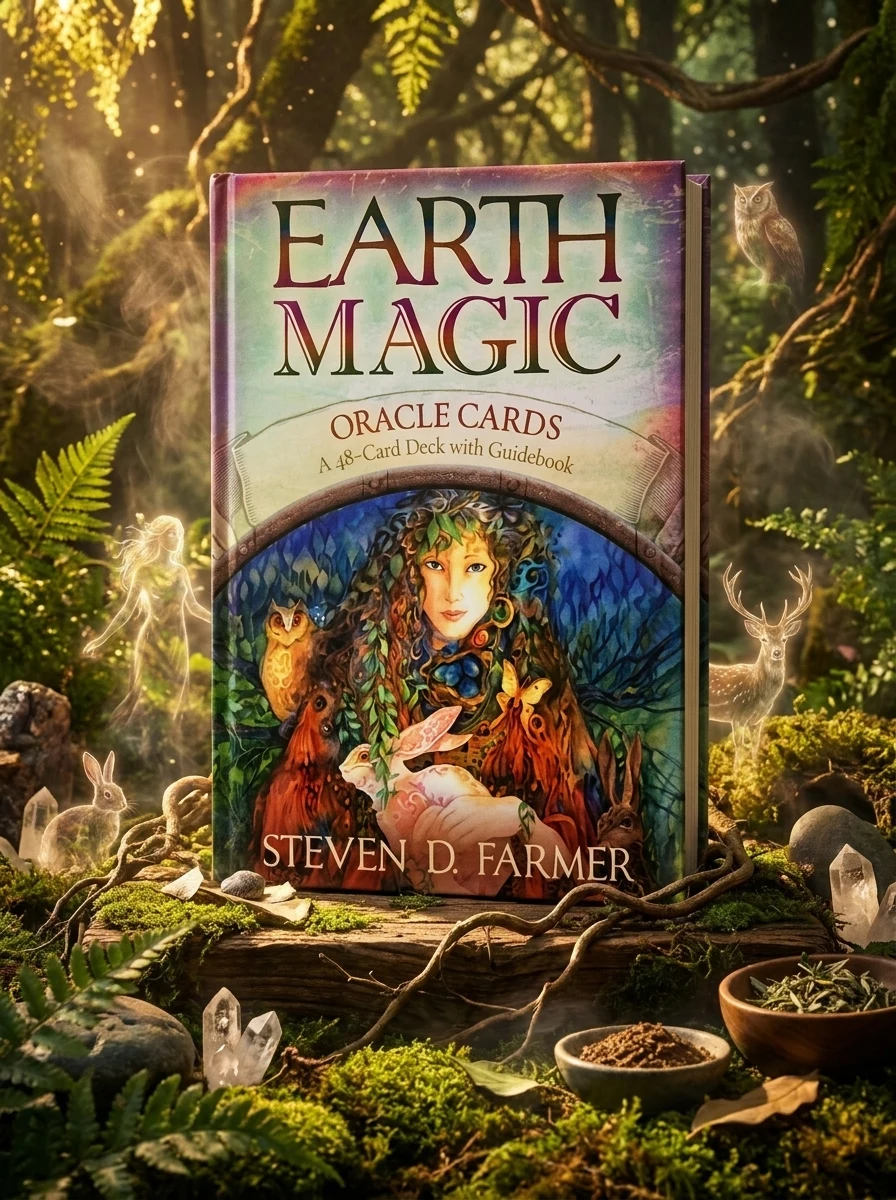 Earth Magic Oracle Cards: A 48-Card Deck and Guidebook
