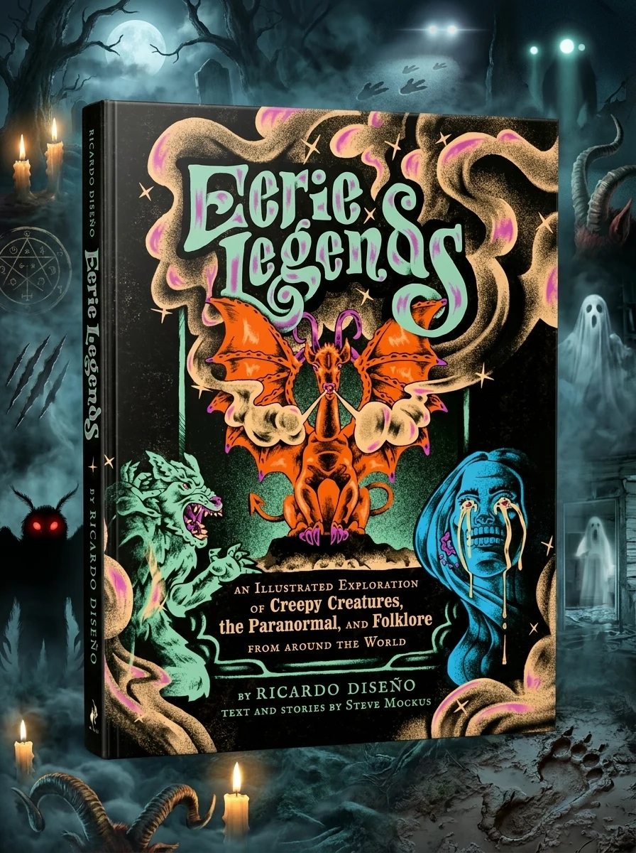 Eerie Legends: An Illustrated Exploration of Creepy Creatures, the Paranormal, and Folklore from Around the World