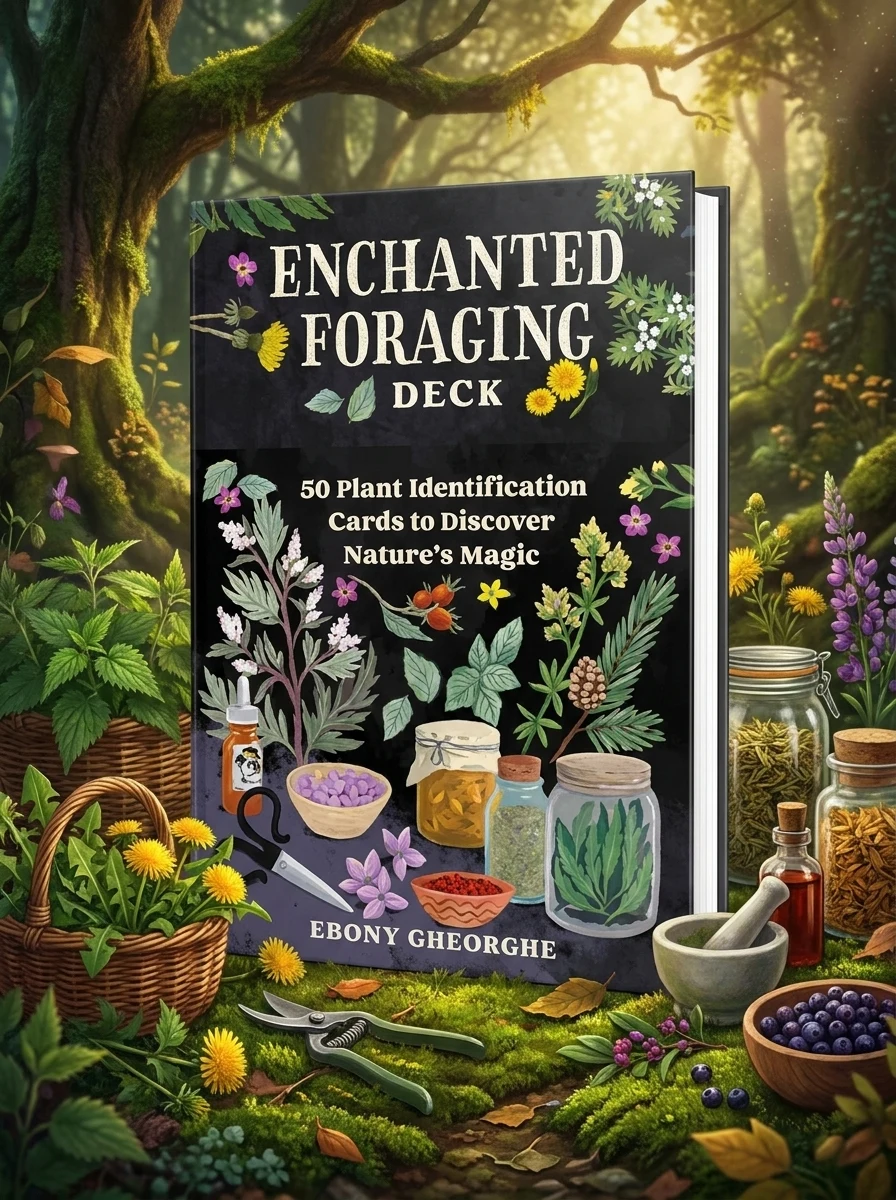Enchanted Foraging Deck: 50 Plant Identification Cards to Discover Nature's Magic