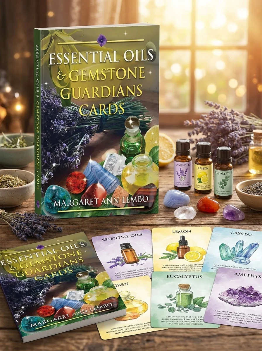 Essential Oils and Gemstone Guardians Cards